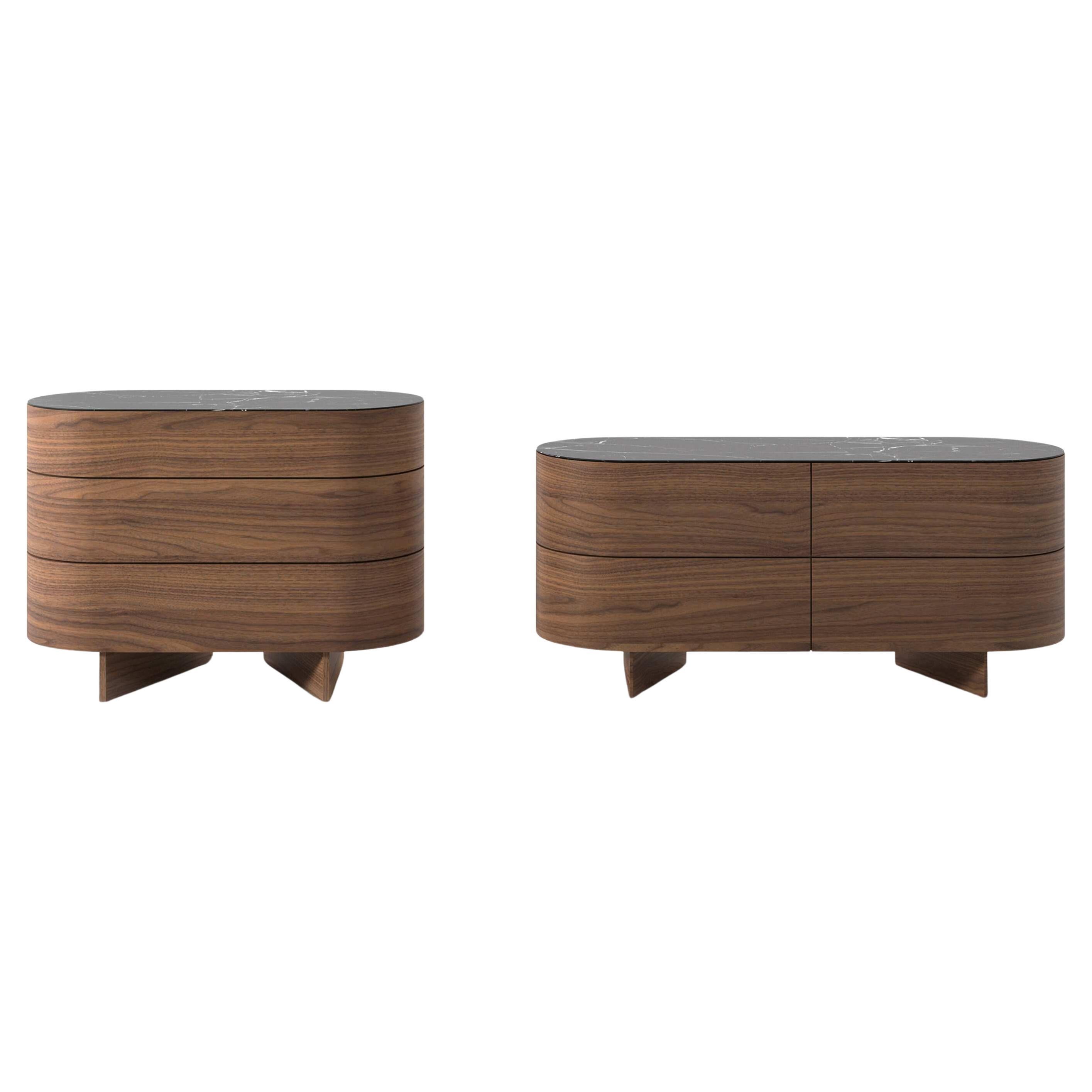 Patricia Urquiola Juego de dos cajoneras Rondos Para Cassina en venta