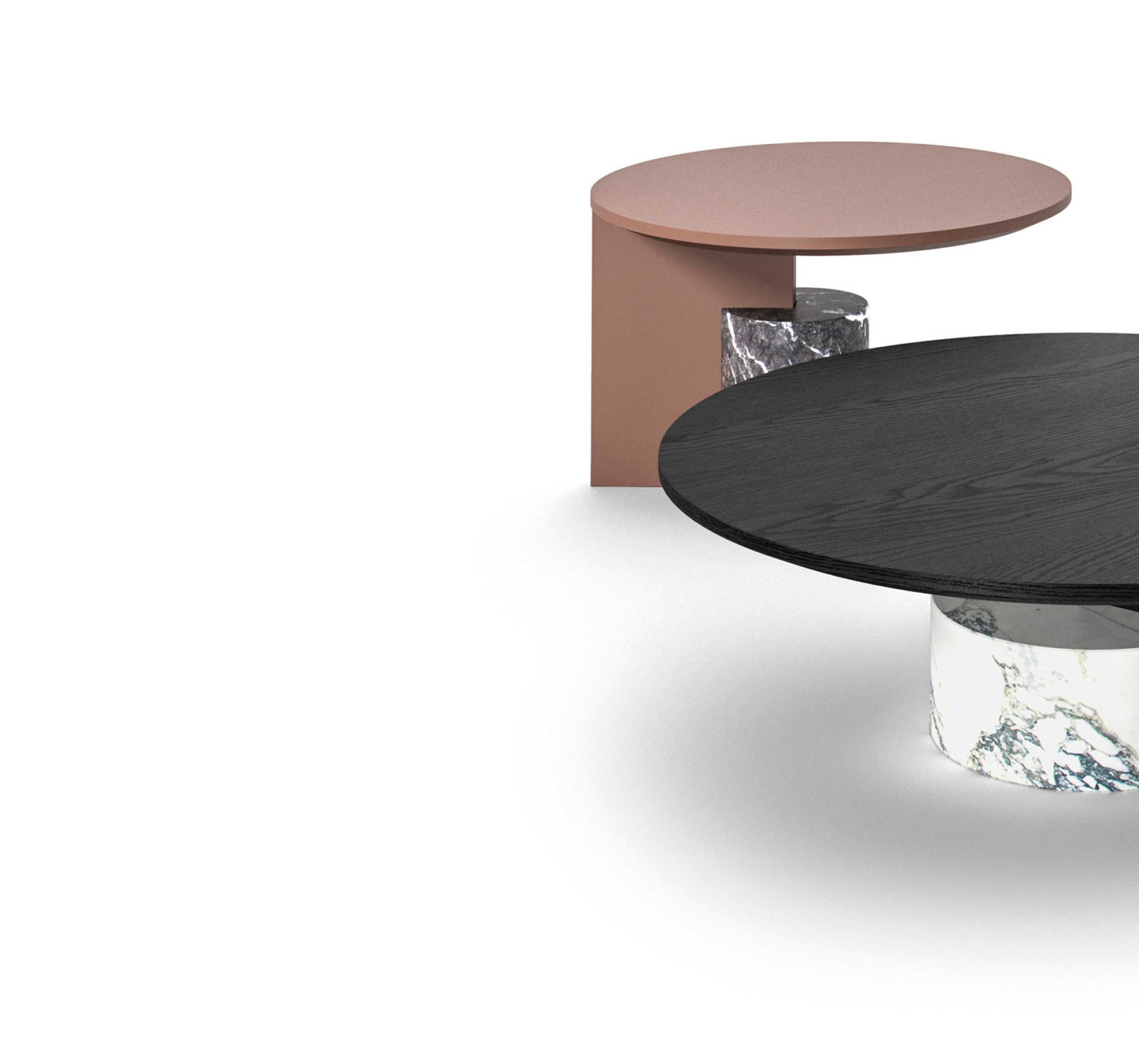 Walnut Patricia Urquiola Set of Two Sengu Low Table For Cassina For Sale