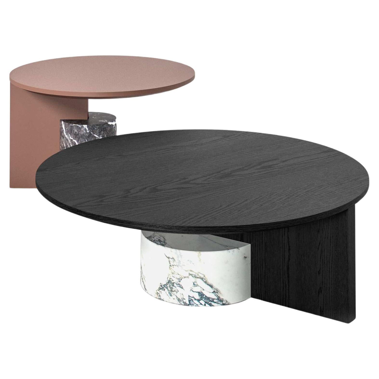 Patricia Urquiola ensemble de deux tables basses Sengu pour Cassina