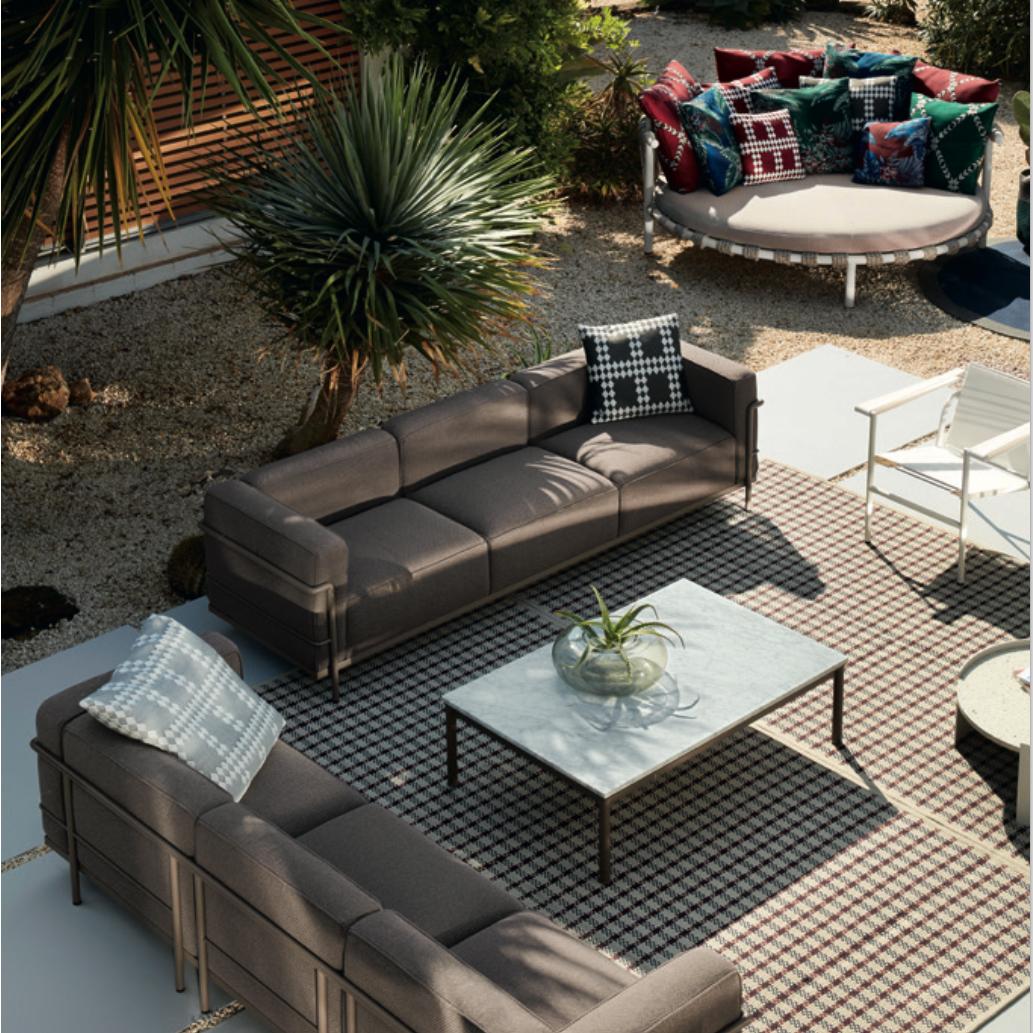 Patricia Urquiola ''Trampoline' Outdoor Sofa, Steel, Rope and Fabric by Cassina For Sale 1