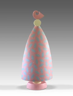 Bloom di Patricia VOLK - Scultura astratta in ceramica, argilla dipinta, pastello