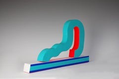 Slide by Patricia Volk - Abstract Ceramic Sculpture, Vivid Colors