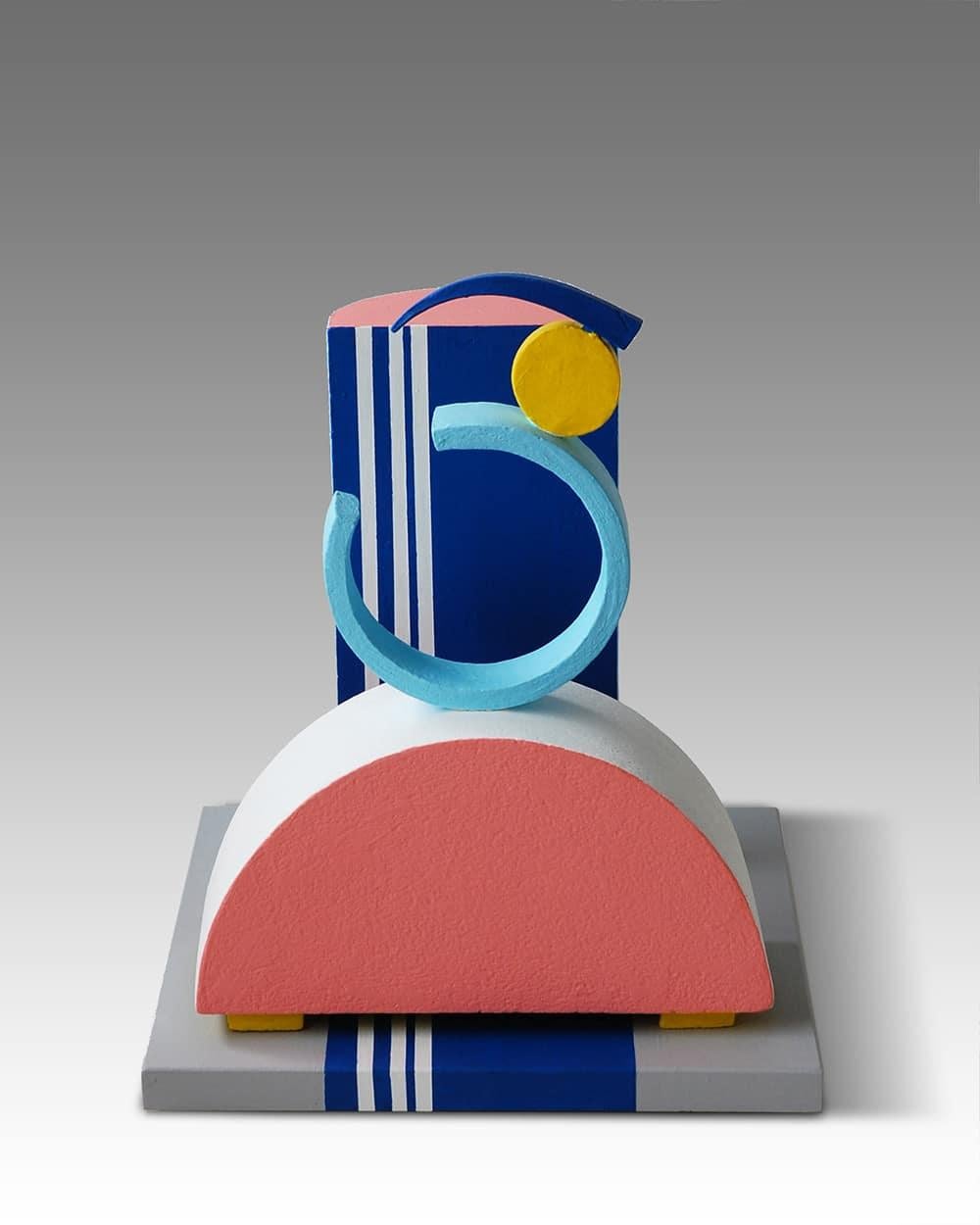 Union di Patricia VOLK - Scultura astratta in ceramica, argilla dipinta, colorata - Sculpture di Patricia Volk