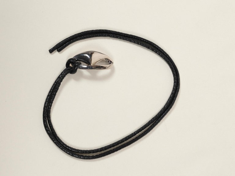 Patricia von Musulin Belt Black Leather Silver 1982 Calderon  display picture 3