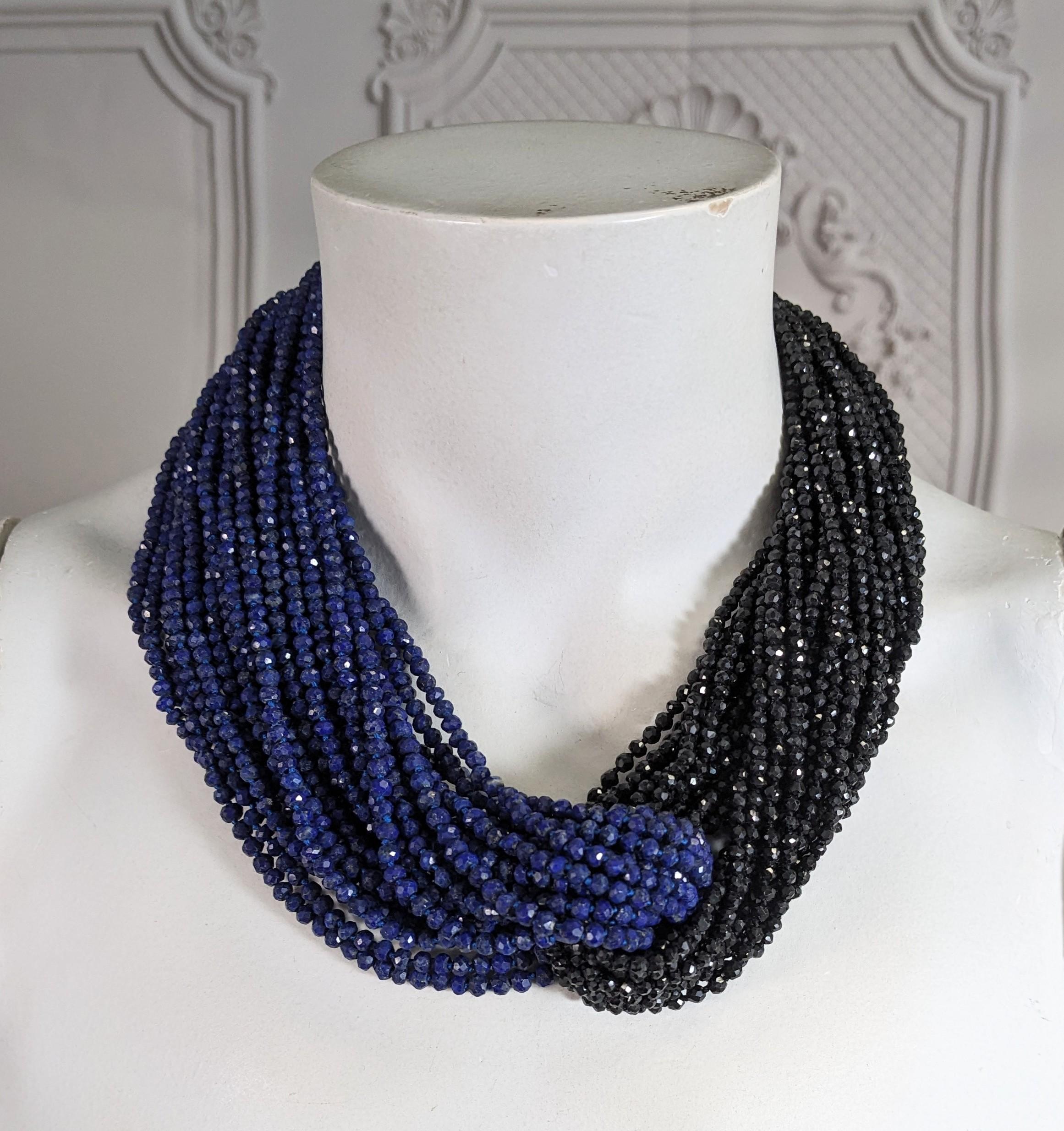 Patricia von Musulin - Collana di perline in onice e lapis in vendita 3