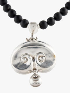 Patricia Von Musulin onyx bead pendant necklace