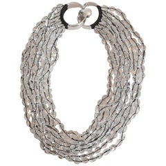 Patricia von Musulin Rock Crystal and Japanese Silk Necklace