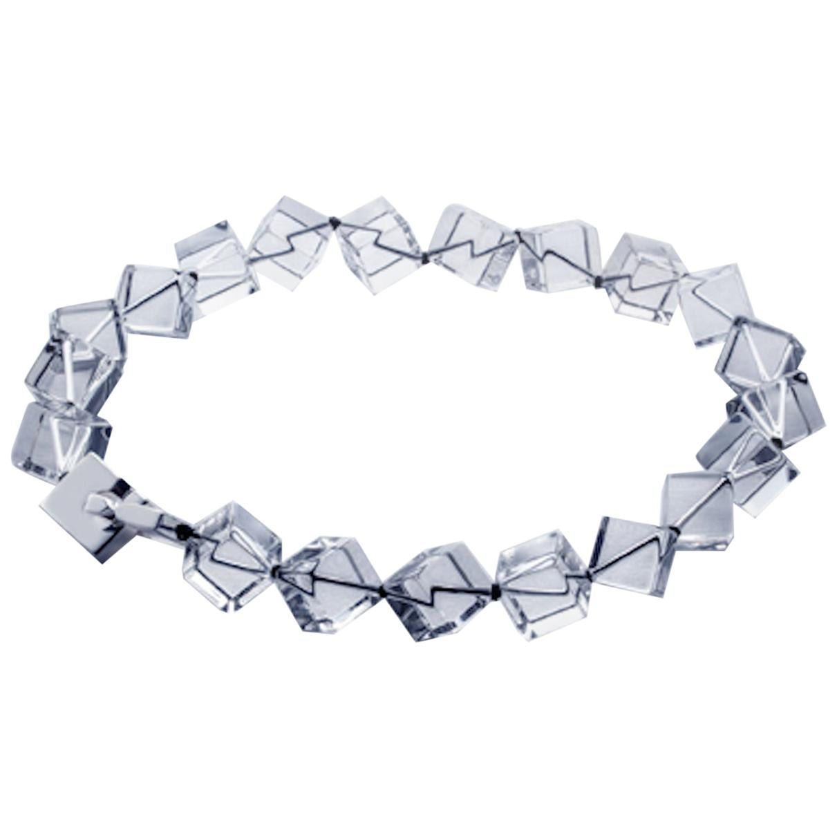 Patricia von Musulin Rock Crystal Cubes Necklace