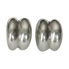 Patricia Von Musulin Sterling Silver clip on earrings