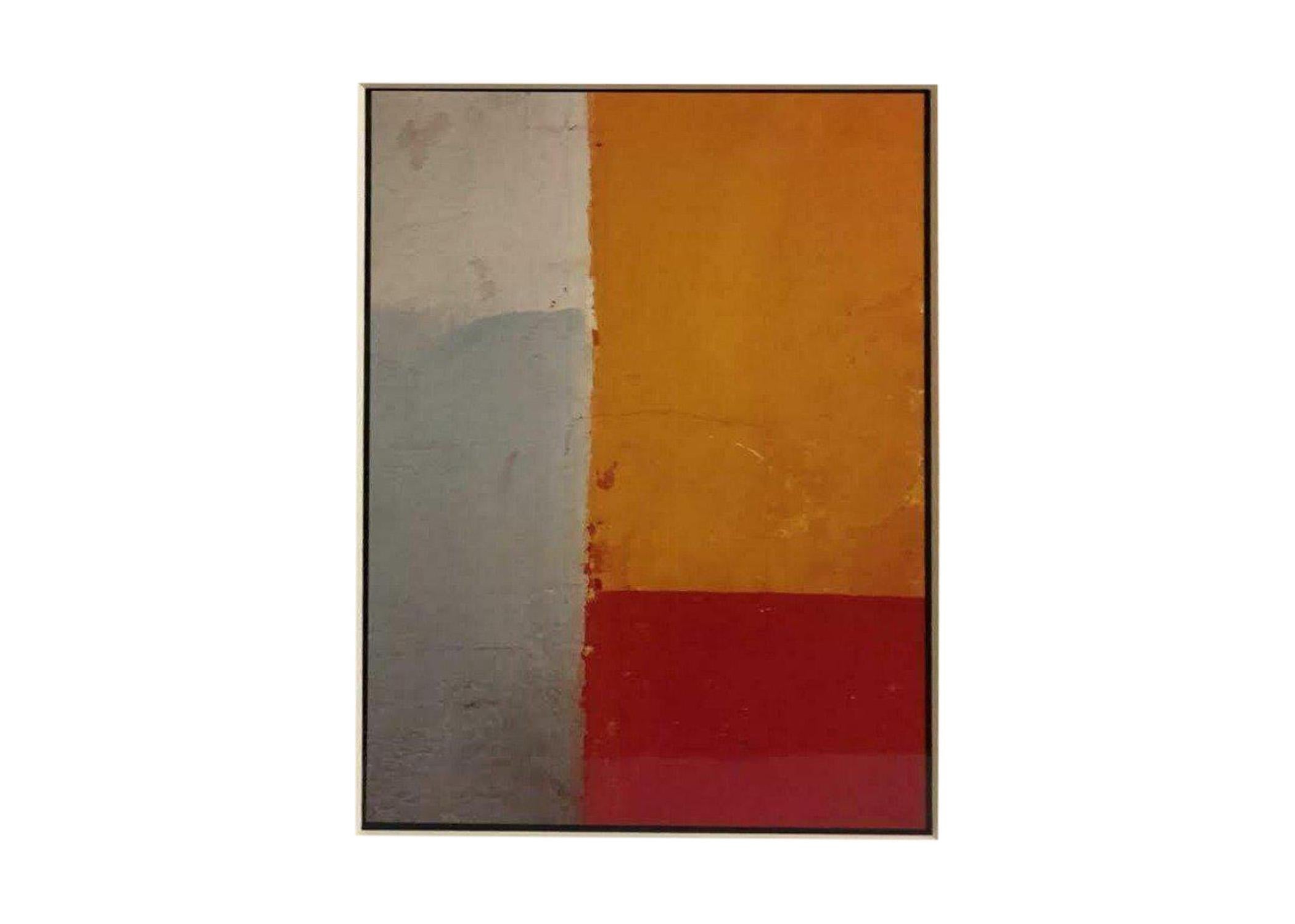 An abstract colors print titled "Passage" by the photograph artist Patricia Wilder. The photograph made from original slide transparency and printed in traditional dark room chemistry. The print is finely matted and framed. Patricia Wilder,
