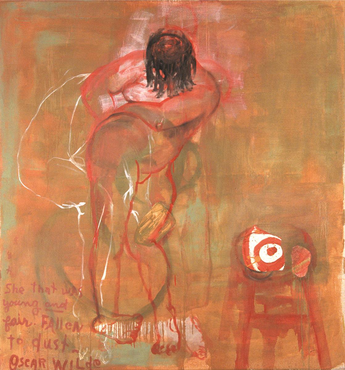 Patricia Zinsmeister Parker Abstract Painting – Sie war so jung und schön  69 X 64