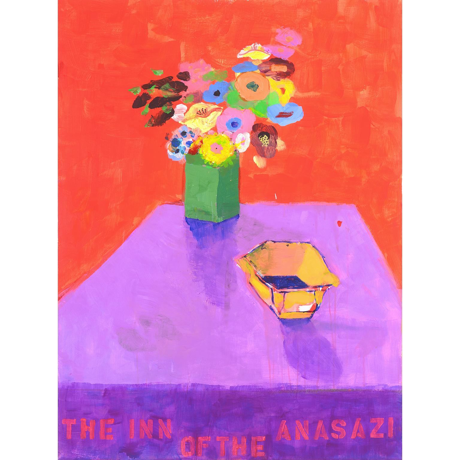 Patricia Zinsmeister Parker Still-Life Painting - The Inn at Anasazi 48 X 36