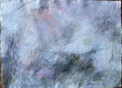 Patricia Zippin "Ashland Ducks Ix" 1980s Mixed Media Abstract Painting