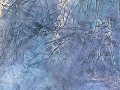 Patricia Zippin "Moon View VIII" Pittura astratta a tecnica mista del 1980