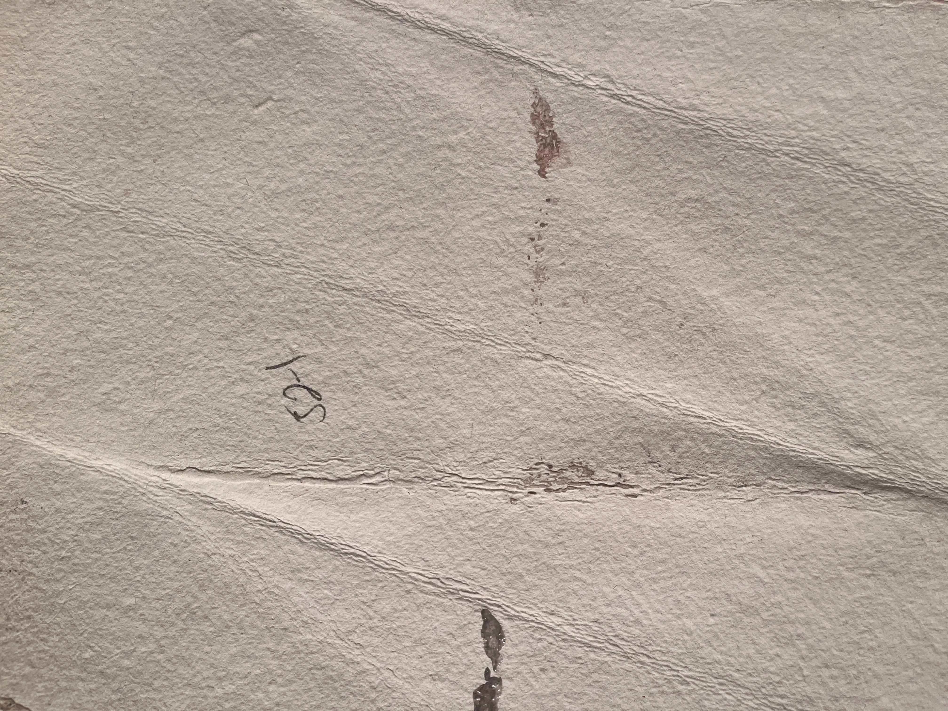 Patricia Zippin « Silver Wrinkles », peinture abstraite des années 1980 en vente 3
