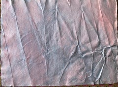 Patricia Zippin "Arrugas de plata" Pintura abstracta de los años 80