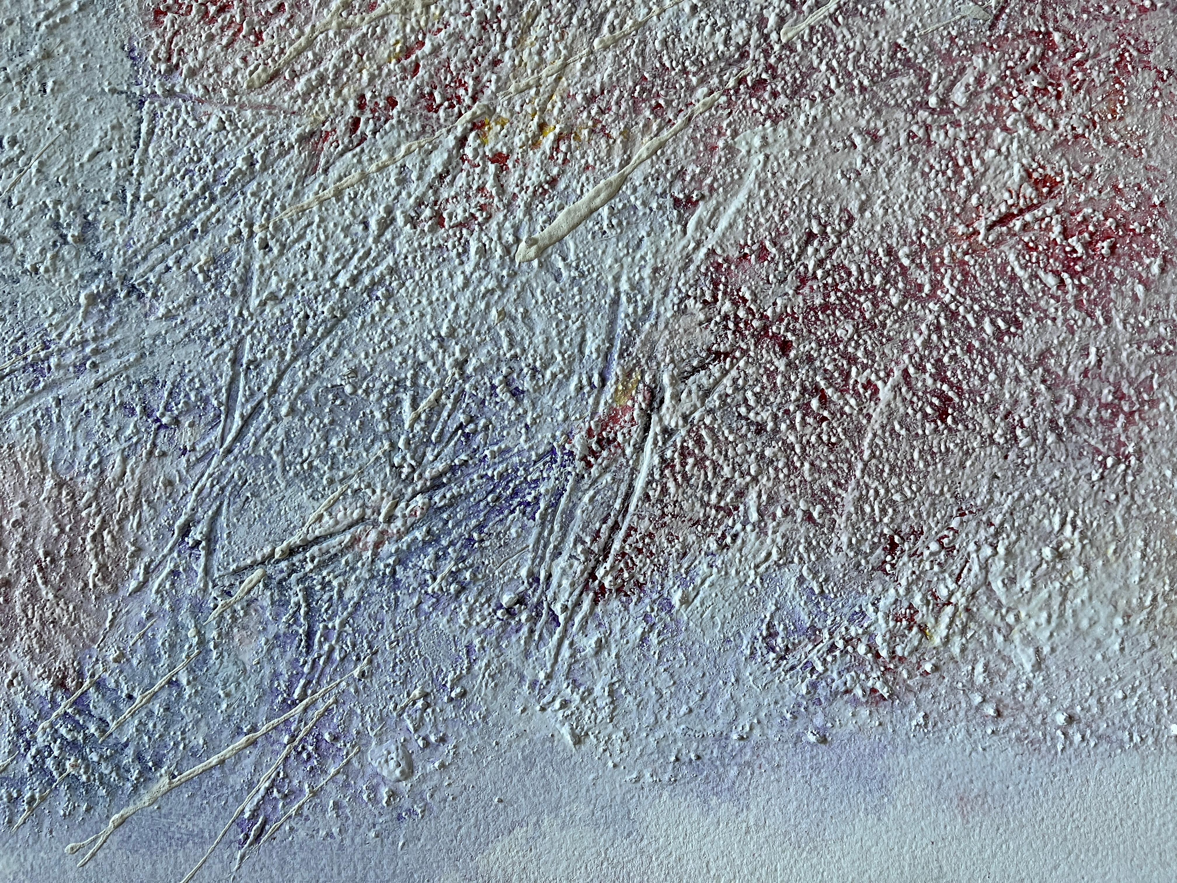 Peinture abstraite « Study for Anaganaga 2/6 » de Patricia Zippin des années 1980 en vente 2
