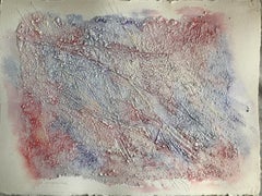 Patricia Zippin "Estudio para Anaganaga 3/6" Pintura abstracta de los años 80