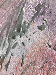 Patricia Zippin „Tillamook Flight 3 of 12“ Abstraktes Gemälde mit Reißverschluss, 1980er Jahre