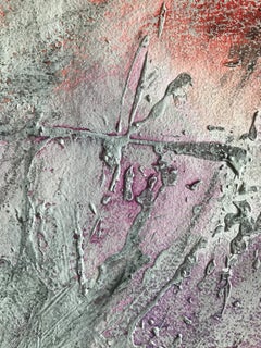 Patricia Zippin "Tillamook Flight 8 of 12" Pittura astratta a pastello del 1980