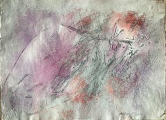 Patricia Zippin "Tillamook Flight 8 of 12" 1980s Abstract Pastel Painting