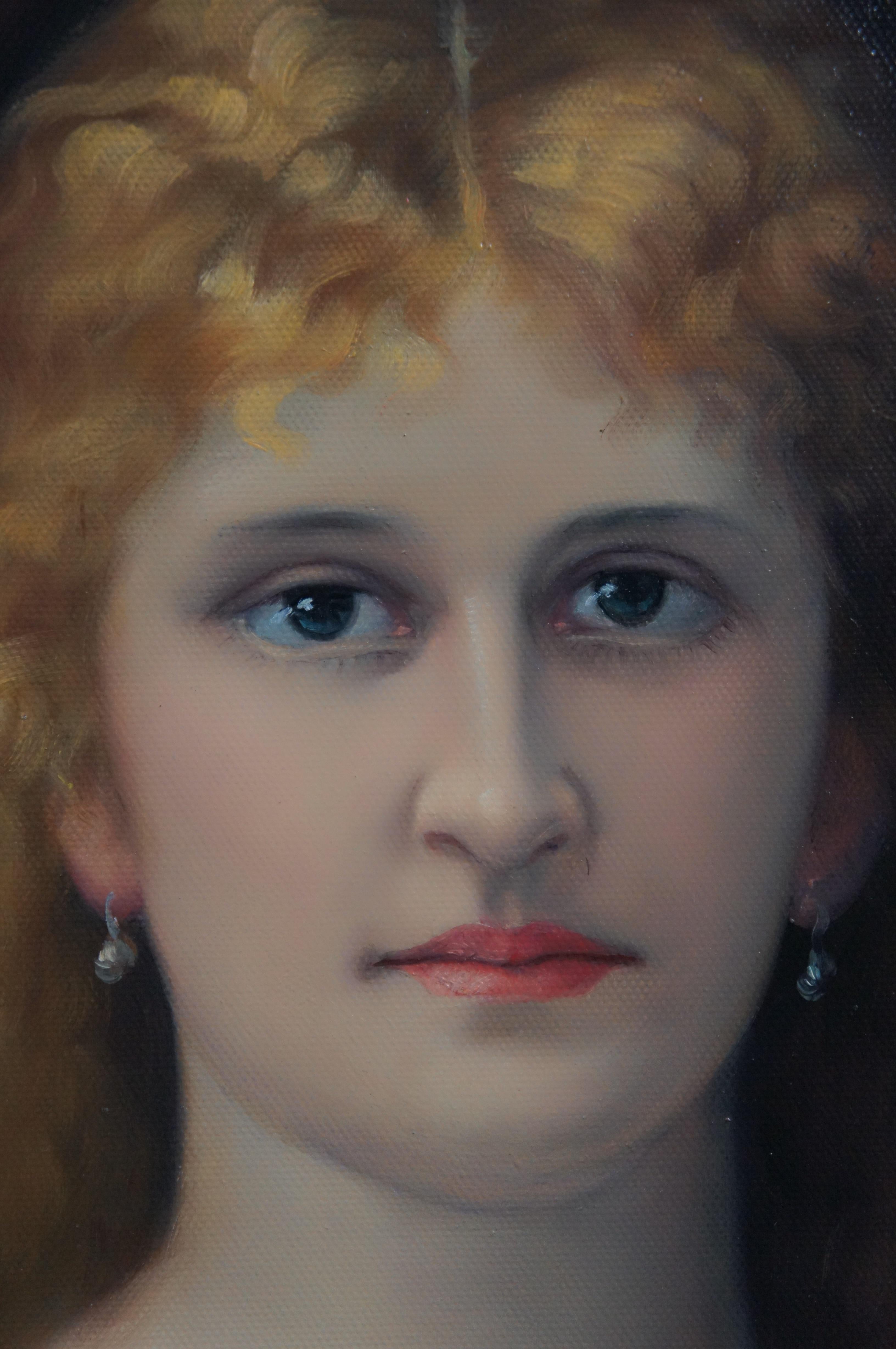 Patrician de Venise d'après Alexandre Cabanel Portrait Peinture à l'huile sur toile 47