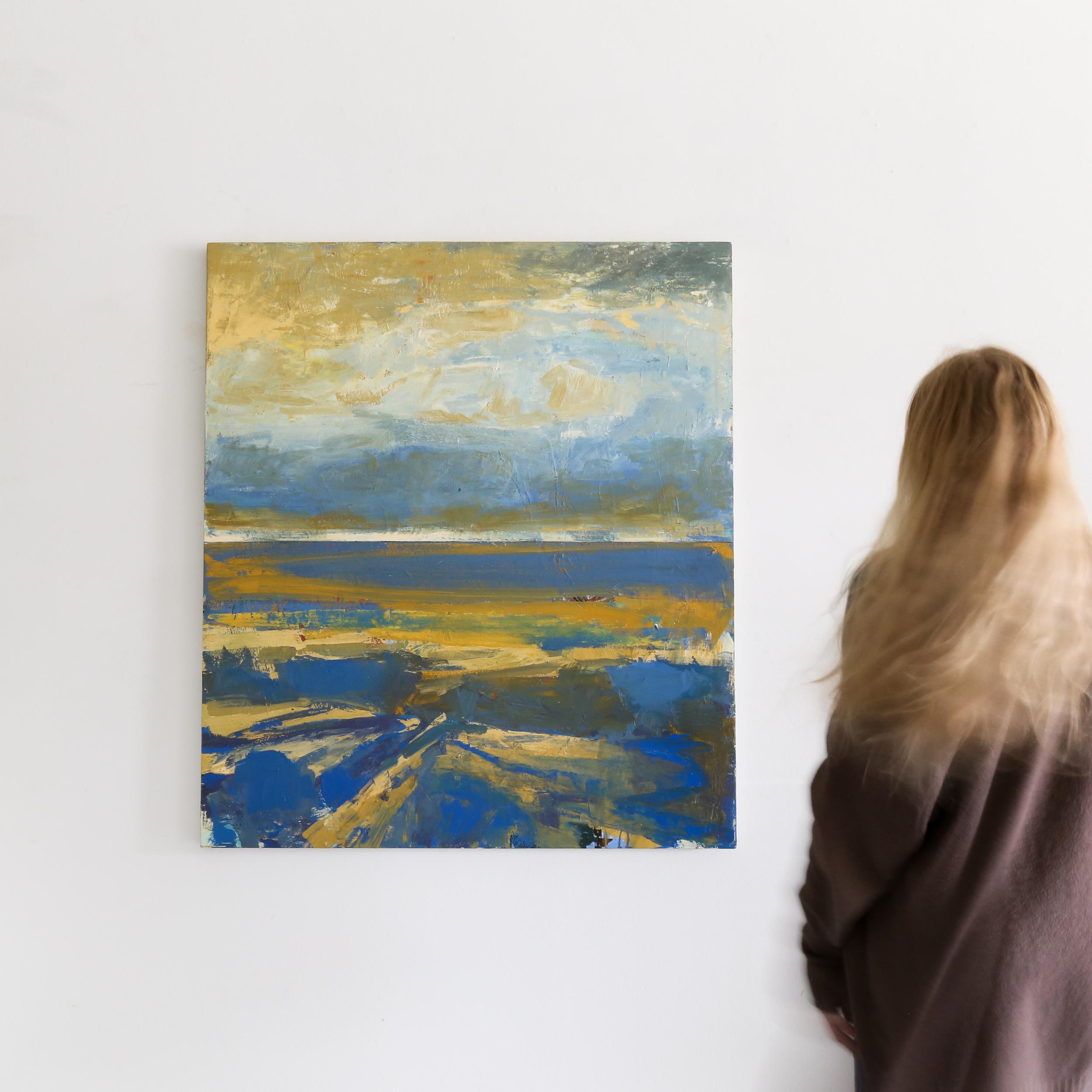 Patrick Adams
LIGHT UNDER PRESSURE
Oil on two panels
48.00 X 42.00 in
$7,000.00

In Two Worlds: the diptych landscapes

Art has a very elusive nature. On the one hand, it exists as a very concrete, physical thing made of paint, canvas, wood, or