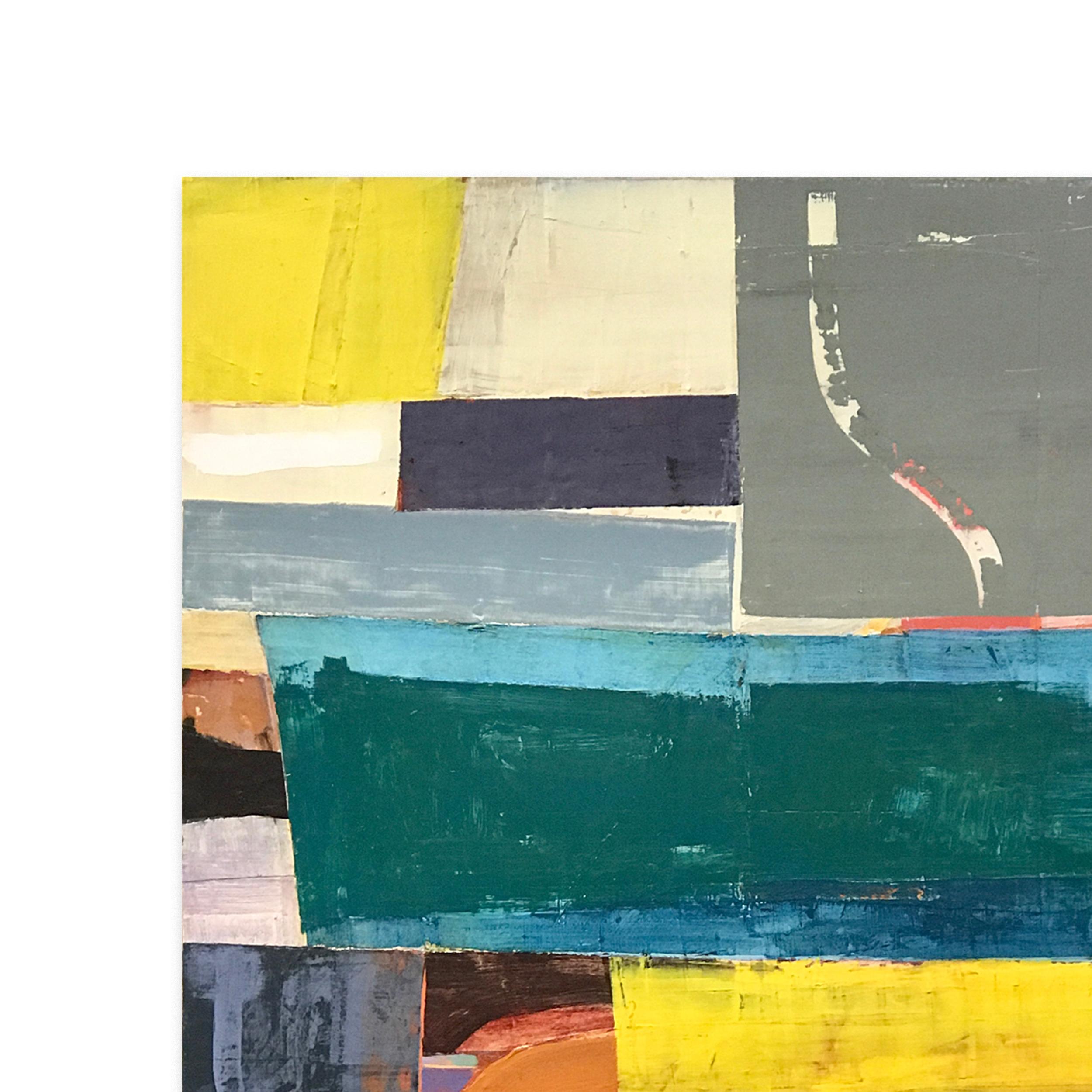 Meraviglia e vagabondaggio - Abstract Painting Marrone di Patrick Adams