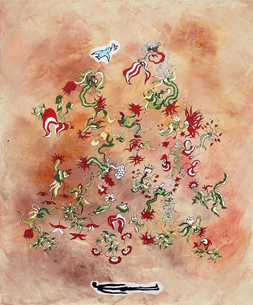 (Ré)écrire l'histoire - Peinture, techniques mixtes et collage sur toile