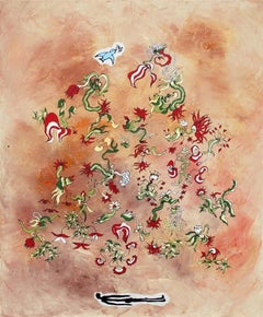 (Re)Escribir la Historia - Pintura, técnica mixta y collage sobre lienzo