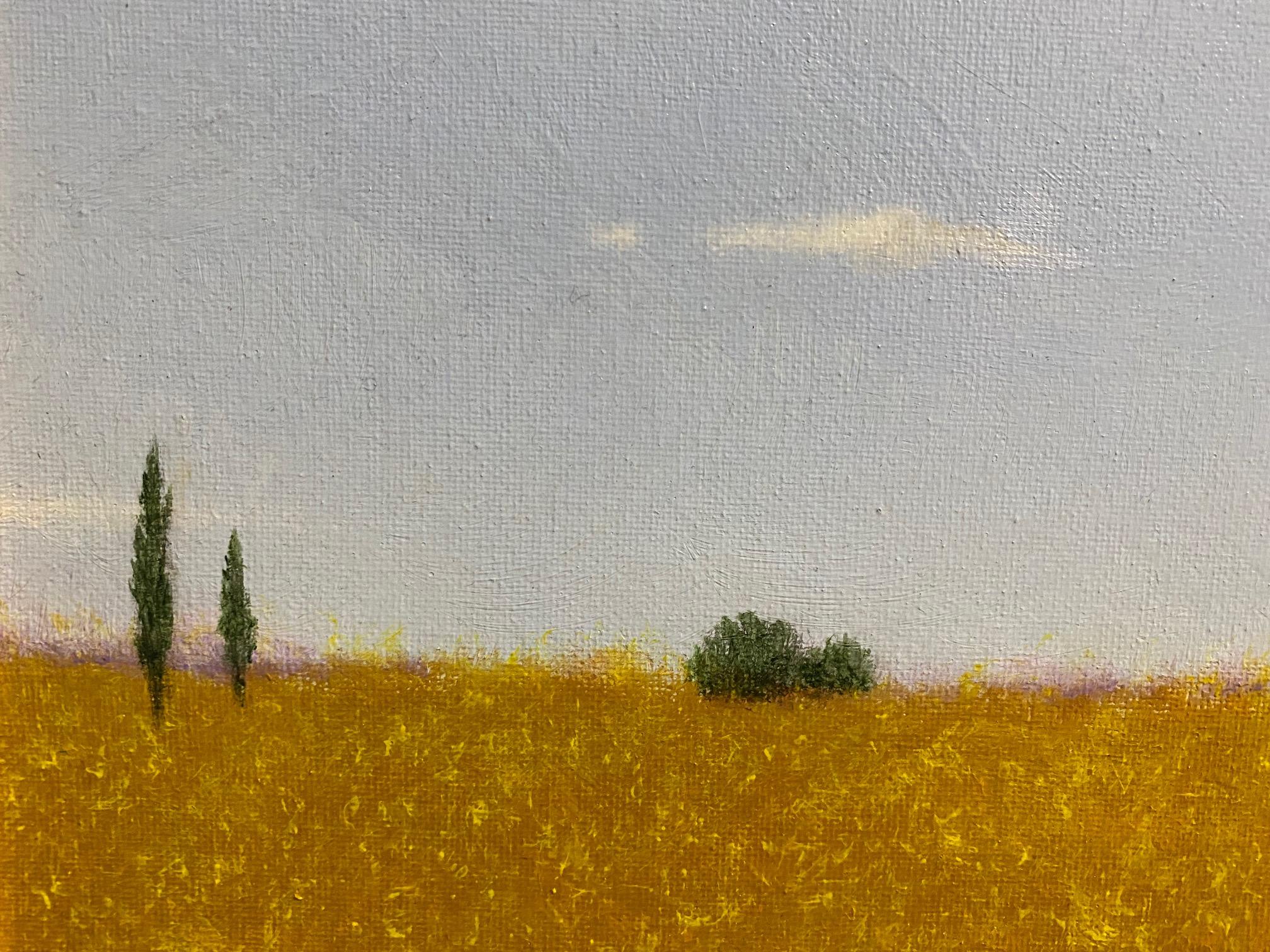 Under the Tuscan Sun IV, original 12x24 contemporary Italian landscape - Contemporary Painting by Patrick Antonelle