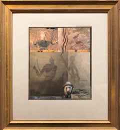 Pop Art Modernist Collage Painting GENESIS Patrick Archer