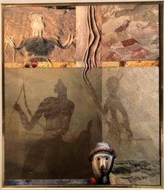 Pop Art Modernist Collage Painting GENESIS Patrick Archer