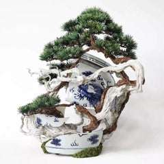 "Chinese Dragon", Contemporary, Mixed Media, Ceramic, Sculpture, Delft
