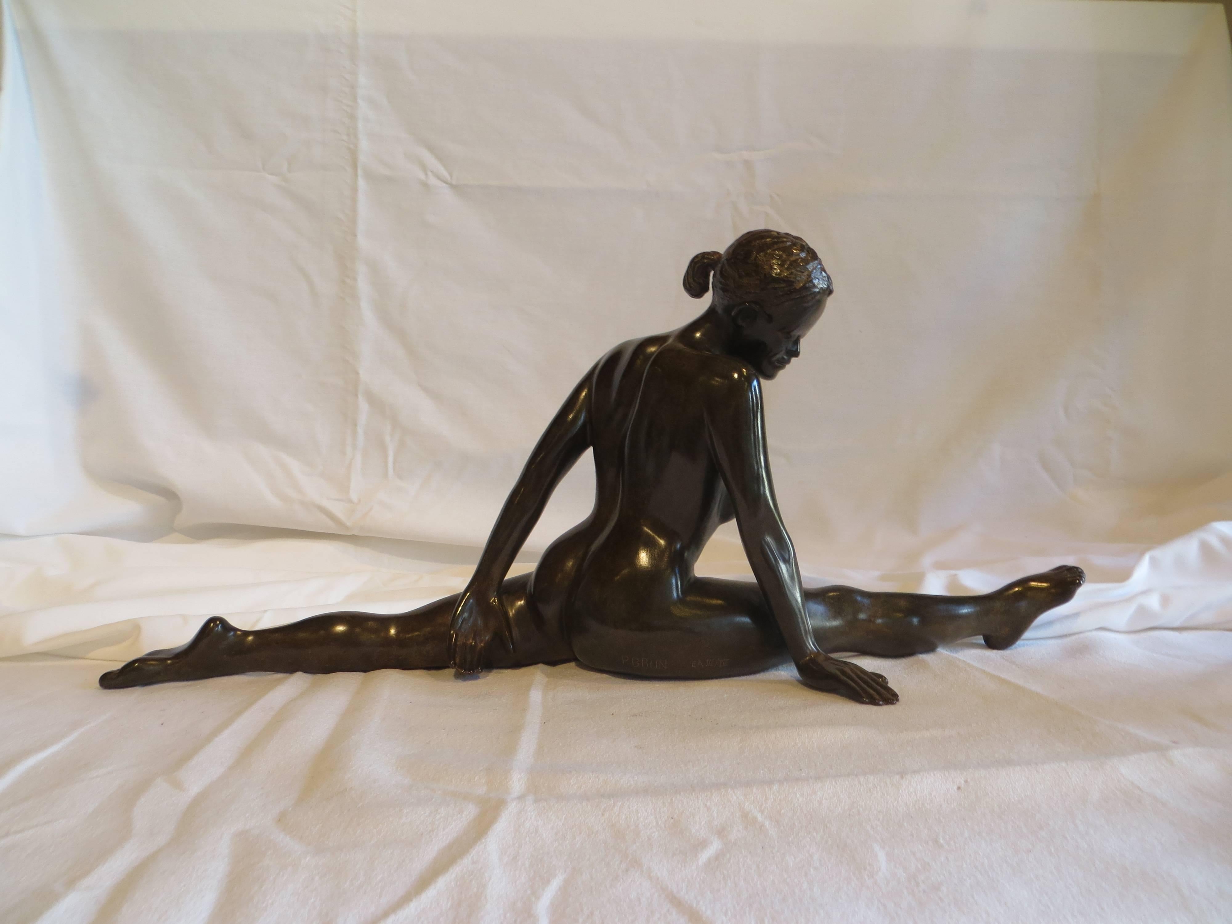 Fente des jambes - Sculpture de Patrick Brun