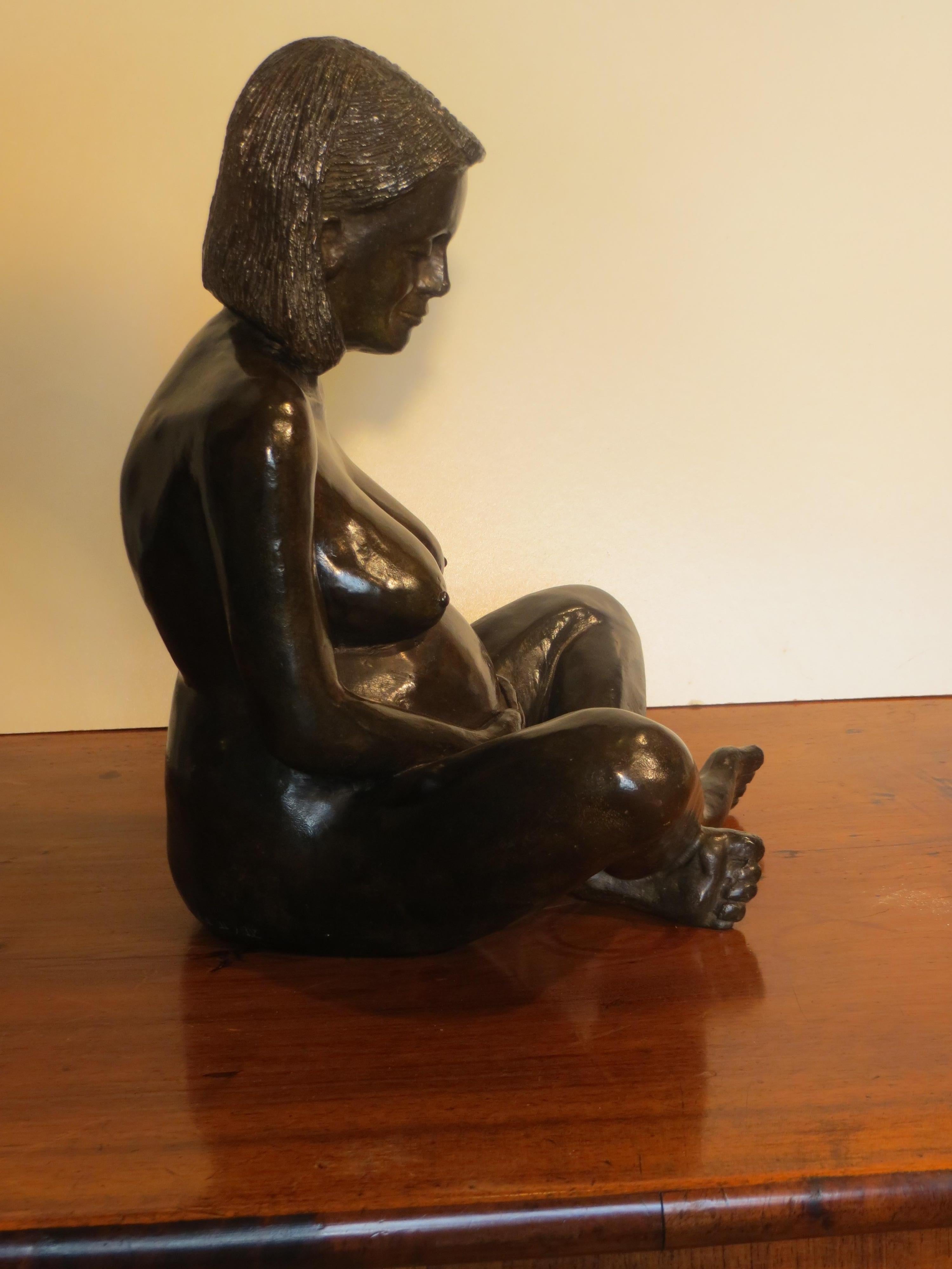 Maternity ( maternité) - Contemporain Sculpture par Patrick Brun