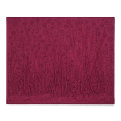 "Giardino cremisi 02" Pittura a tecnica mista