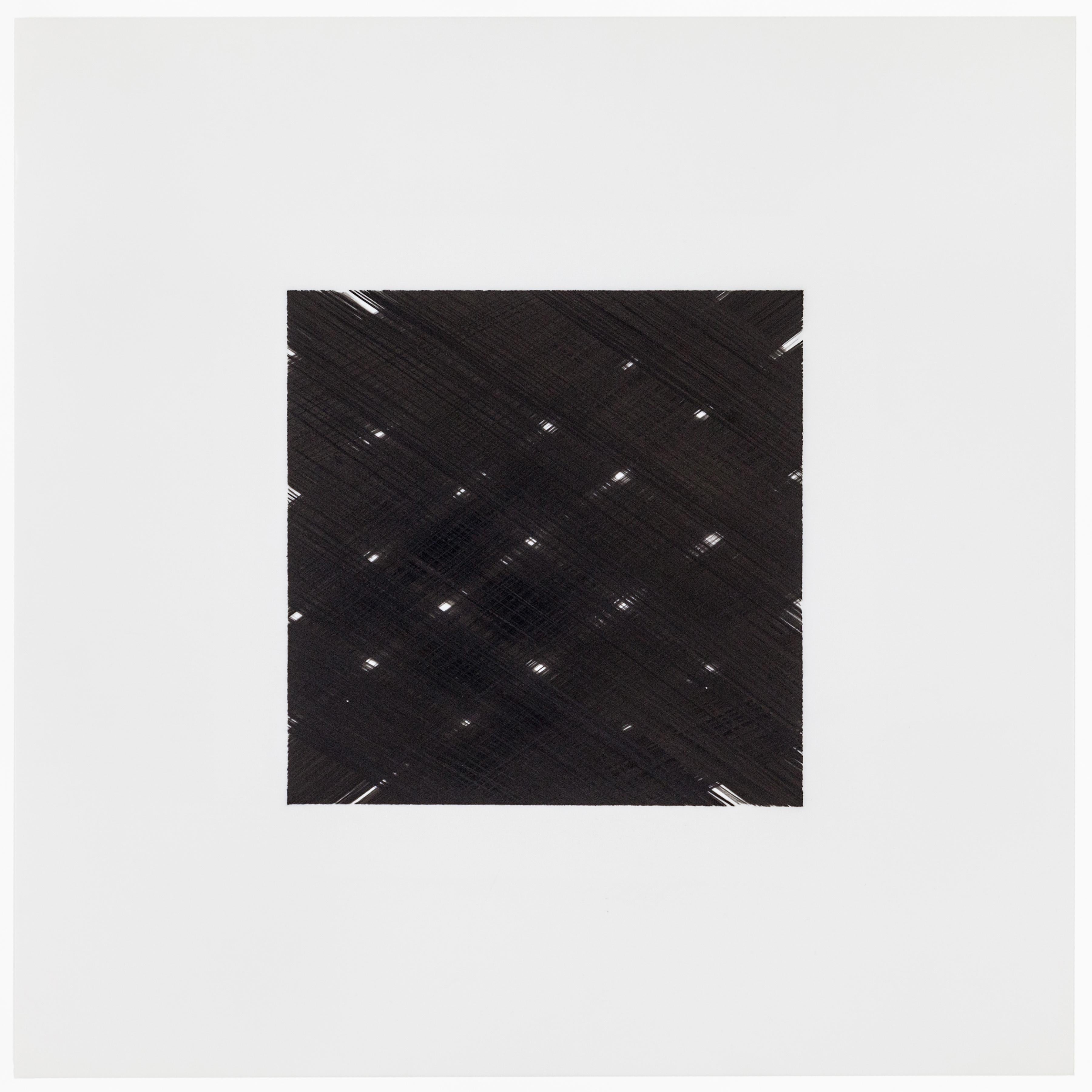 Moderne Encre noire sur dessins Mylar, série Appearance de Patrick Carrara, 2013 - 2015 en vente