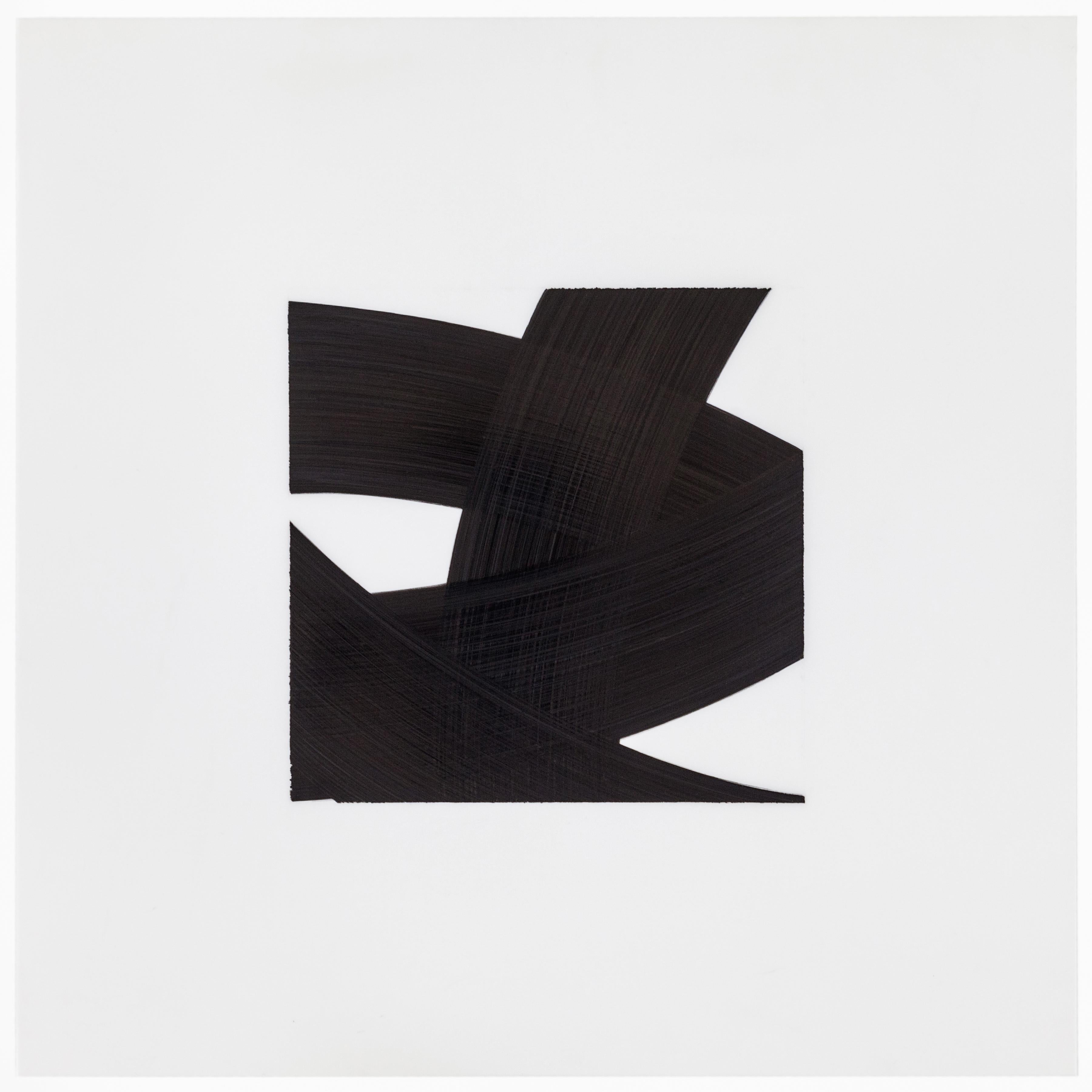 American Patrick Carrara Black Ink on Mylar Drawings, Appearance Series, 2014 - 2017 For Sale