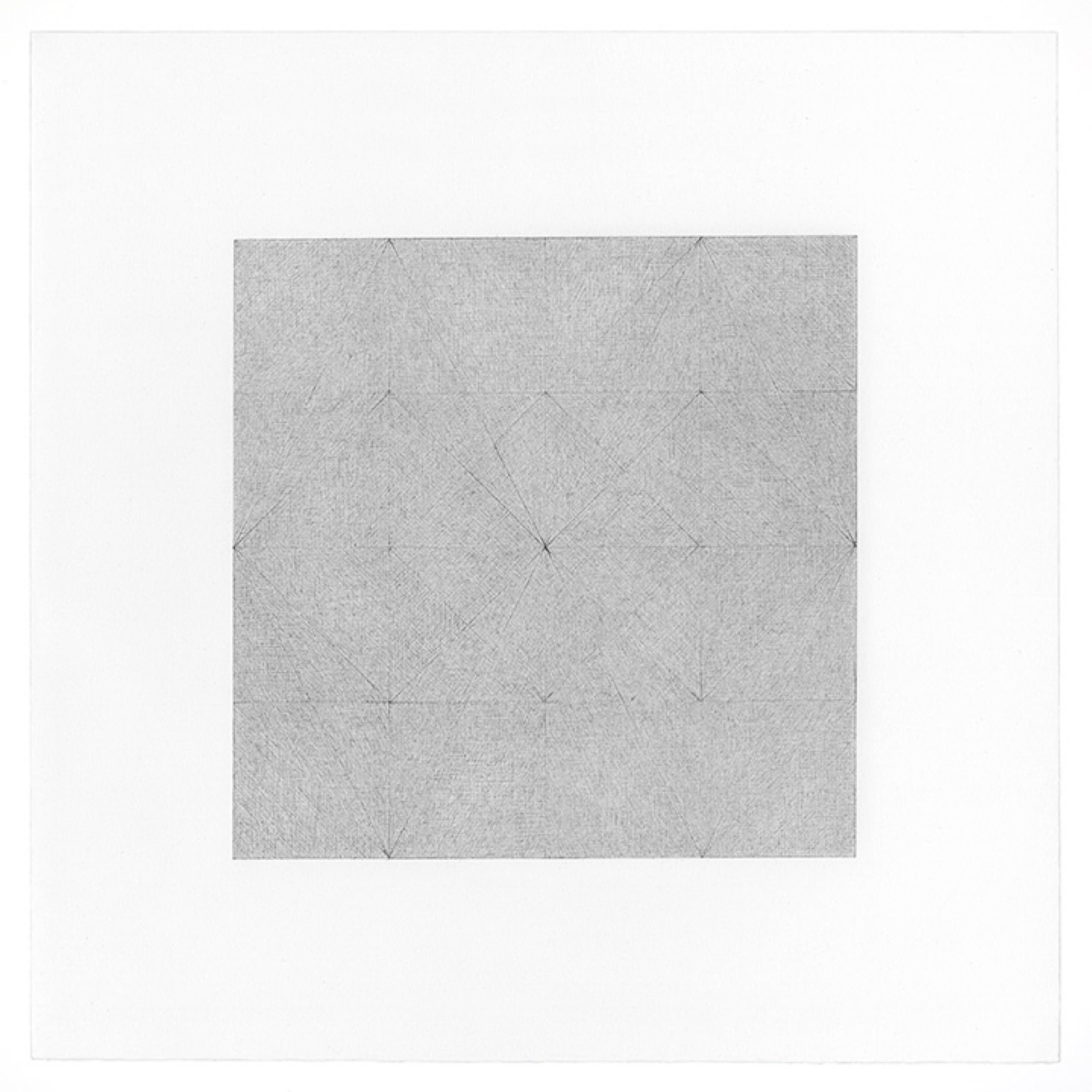 Modern Patrick Carrara Garden of Silence Triptych, Graphite on Paper, 2009 For Sale