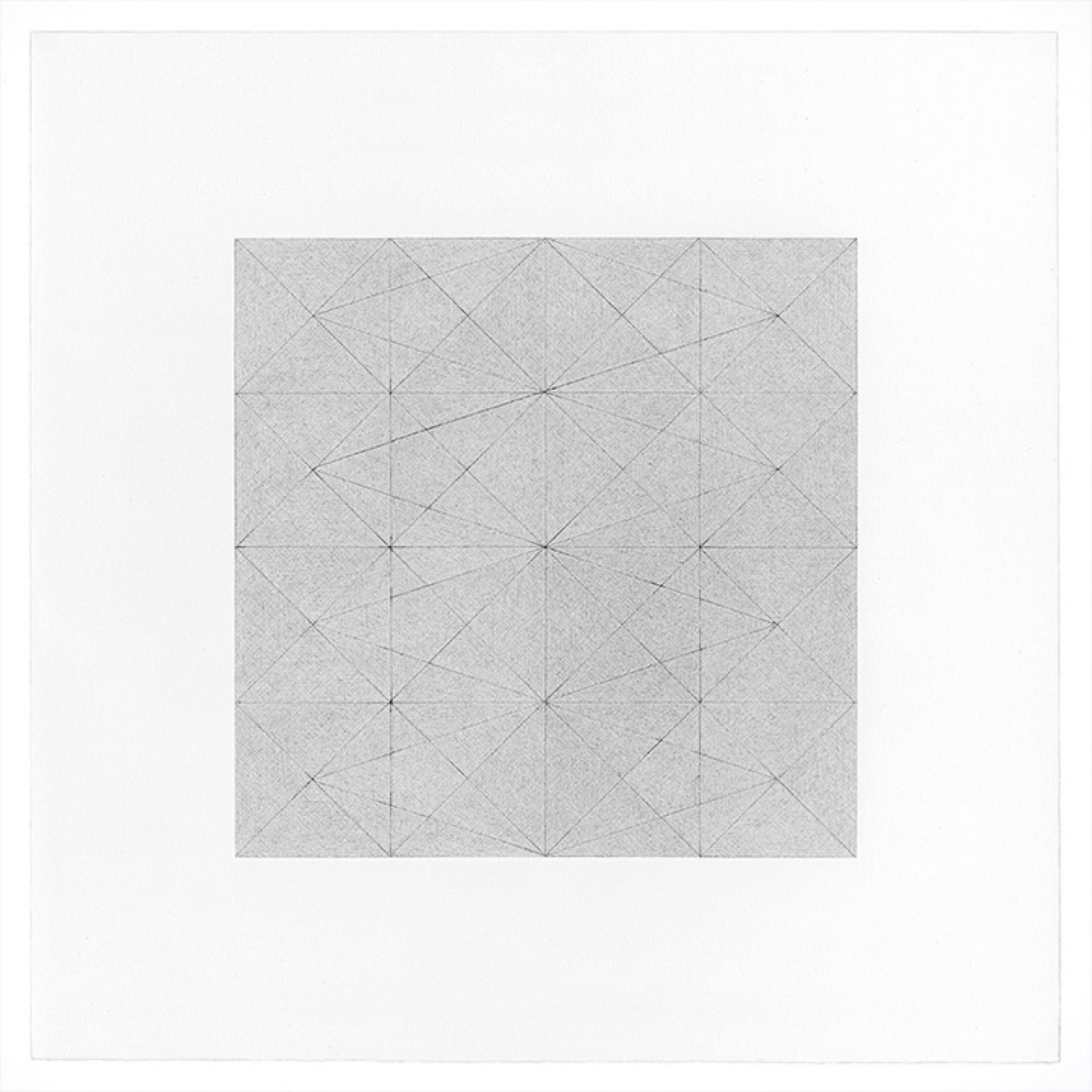 Moderne Patrick Carrara Graphite on Magni Drawings, série Garden of Silence, 2009 en vente