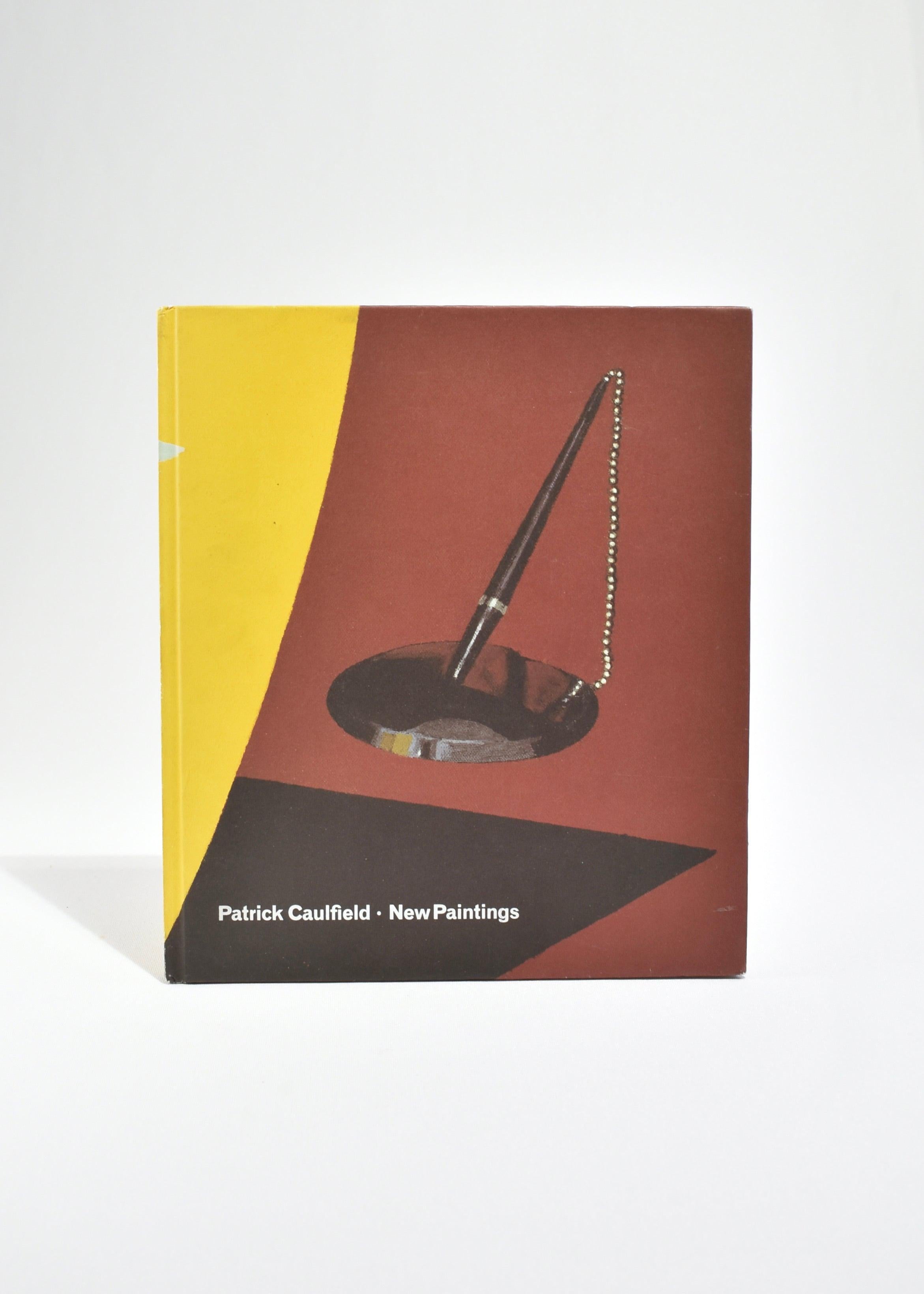 Vintage hardback coffee table book featuring art historical criticism of Patrick Caulfield's paintings. By Waddington Galleries, published in 1997. First edition, 32 pages.

