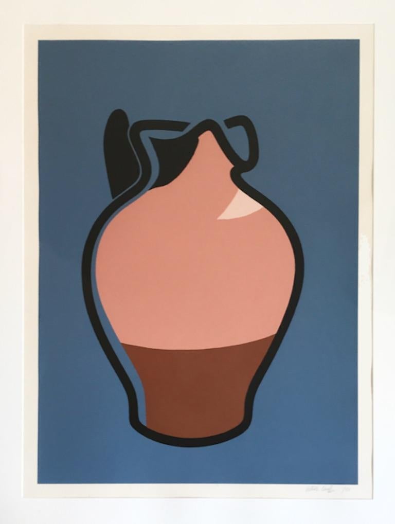 Patrick Caulfield Abstract Print - Brown Jug