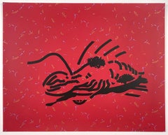 Dressed Lobster by Patrick Caulfield red British pop art still life