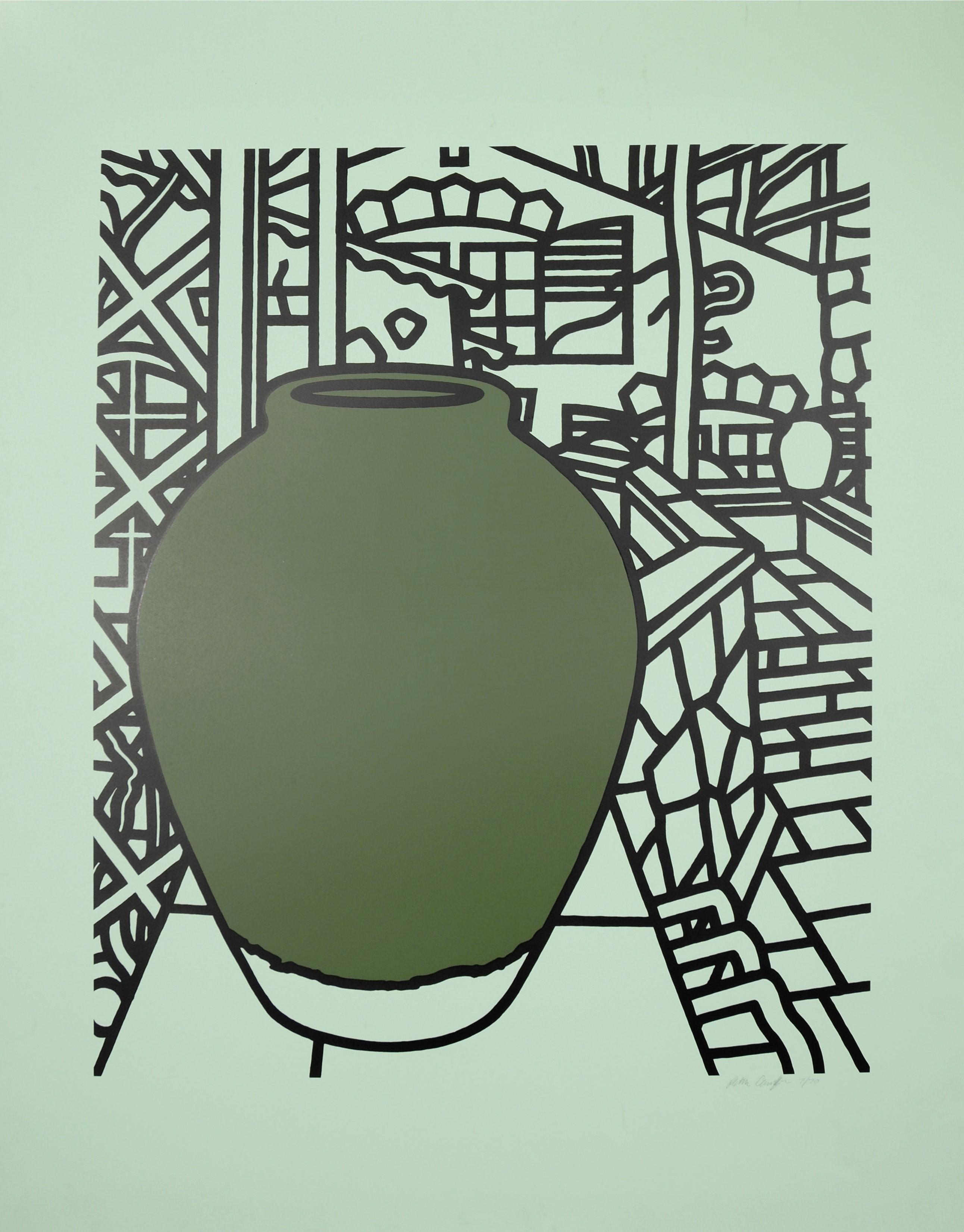 Jar (Green) - Print by Patrick Caulfield