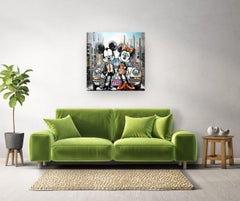 A Magical Honeymoon in New York - original pop art painting - contemporary art