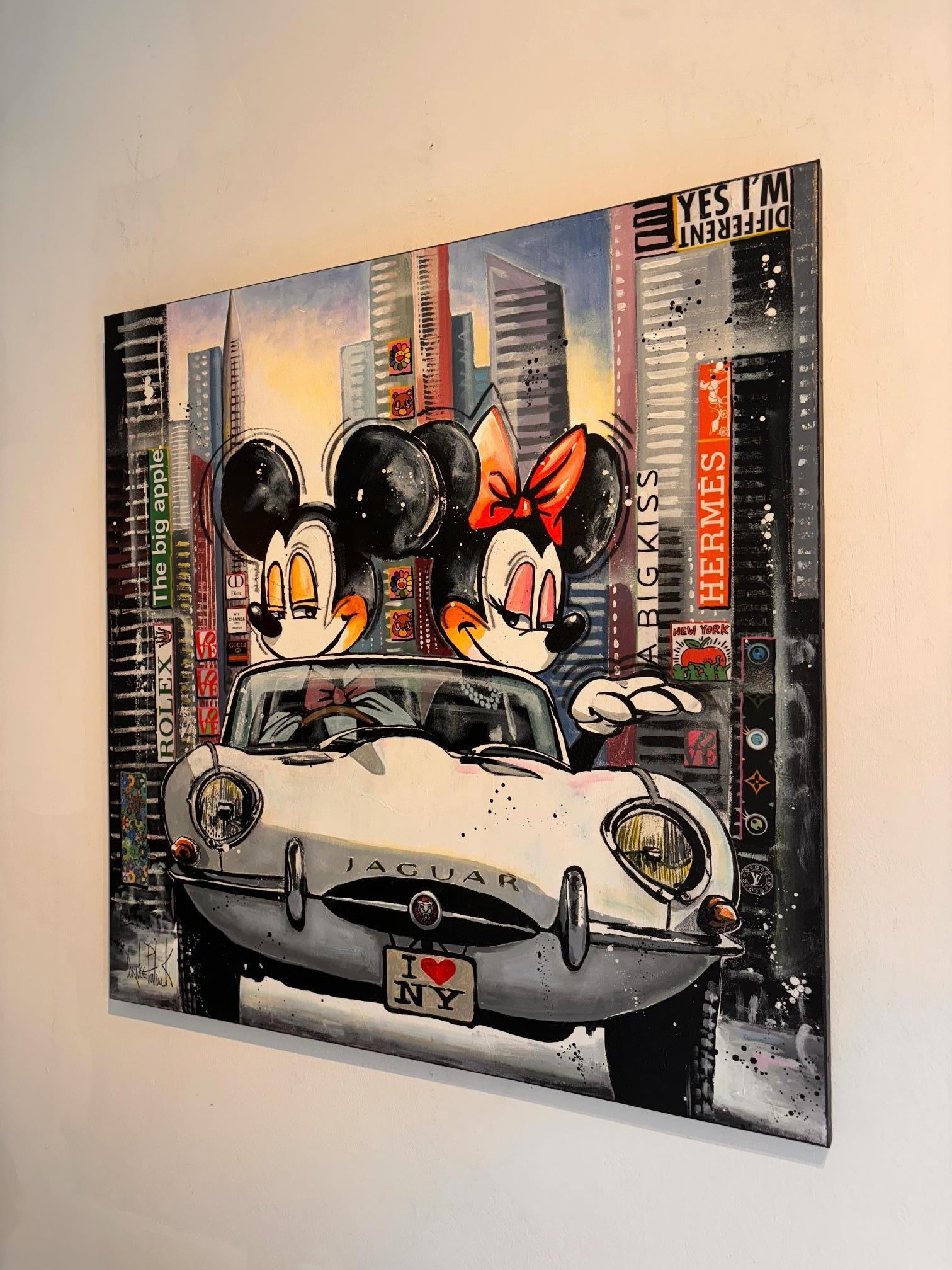 This exceptional artwork is currently on display and available for sale at Signet Contemporary Art Gallery and online.

Bold, playful, and bursting with cultural energy, Minnie and Mickey, Big Kiss for the Big Apple is a high-octane celebration of
