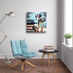 Minnie Mouse: Chic and Sexy - original pop art painting - contemporary art
