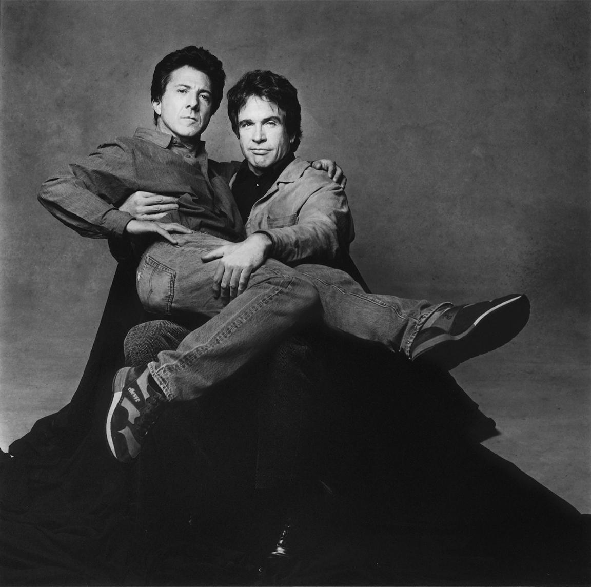 Dustin Hoffman & Warren Beatty, 1987 - Photograph by Patrick Demarchelier
