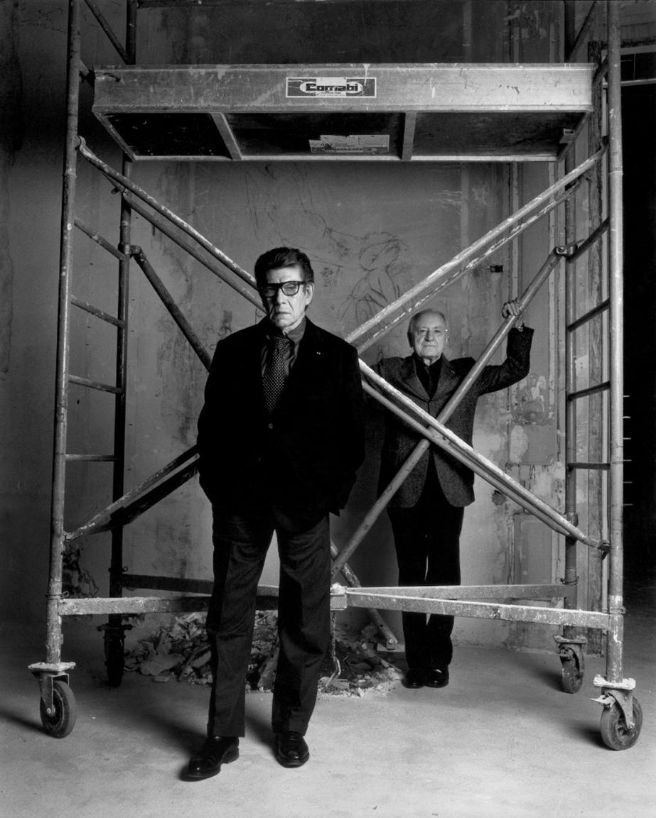 Yves Saint Laurent & Pierre Bergé, Paris, 2004 - Photograph by Patrick Demarchelier